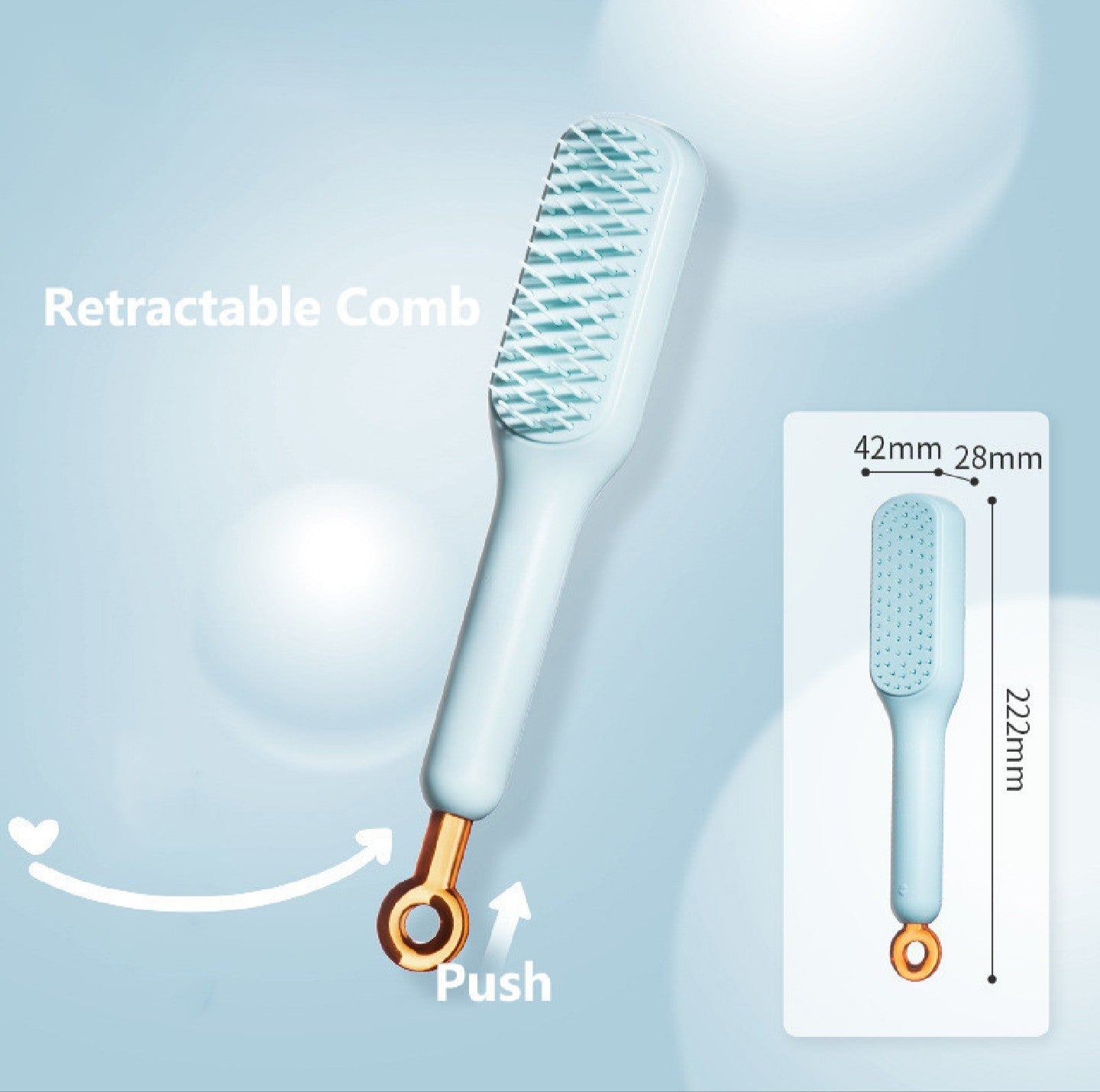 Self Cleaning Hair Brush